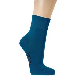 Wowerat Kurzsocken 3 Paar Bambus Kurzschaft Socken, weiche Quarter-Socken, Damen & Herren blau 47-50
