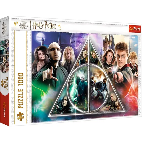 Trefl 10717 - 1000 Teile Harry Potter Puzzle, kreative Unterhaltung für Erwachsene und Kinder ab 12 Jahren, fördert Geduld und Konzentration