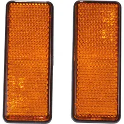 ANHGR 36503 - Anhänger - Reflektor, eckig, orange, 2er-Set