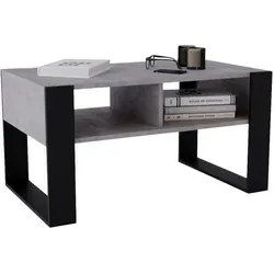 CraftPAK Wohnzimmer Tisch für Couch in grau von CraftPAK