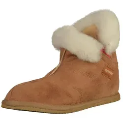 Shepherd Hausschuhe aus Leder mit Lammfell - Bequeme Hausschuhe aus hochwertigem Leder und warmem Lammfell, ideal für kalte Wintertage. Der Mid-Cut-Schnitt schützt die Knöchel und sorgt für höchsten Komfort.