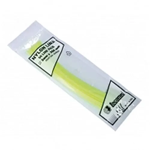 Yerd Freischneider Mähfaden: Kunststoff-Schneidfaden in Kommunal - Orange, 50 Stück 30cm Nylon-Mähfaden (15 m), (3,3mm Orange)