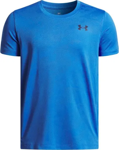 Under Armour Tech Vent Jcqrd SS Shirt in Blau (XL) - Leichtes, atmungsaktives Shirt für Kinder aus weichem UA Tech-Gewebe. Ideal für sportliche Aktivitäten, sorgt für ein angenehmes Tragegefühl und schnelle Trocknung.