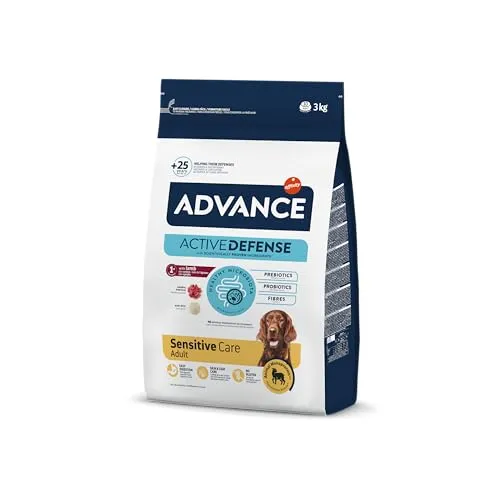 Advance 3 kg Sensitive Lamb/Rice Hundefutter - Hundefutter für empfindliche Hunde, enthält hochwertige Zutaten mit Lamm und Reis für eine ausgewogene Ernährung.