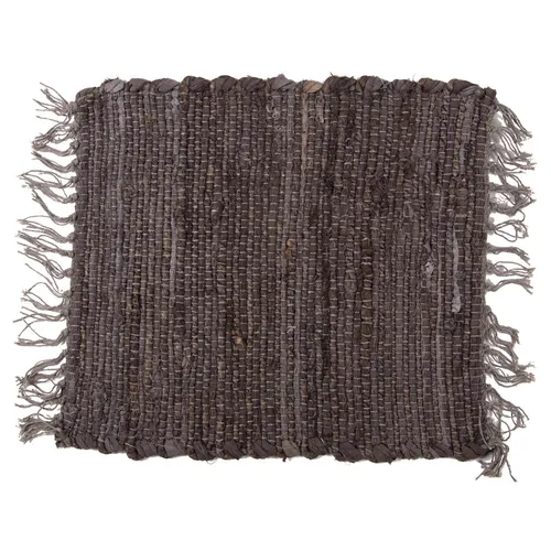 Platzset Grau Baumwolle eckig Platzmatte Tischdeko Tischmatte Unterlage Matte