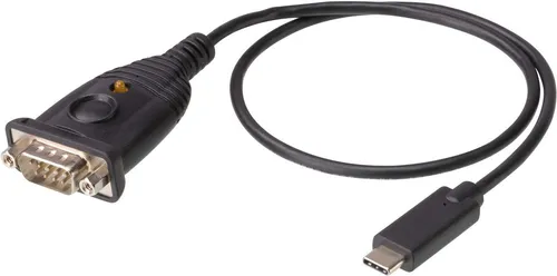 ATEN - Kabel USB / seriell - 24 pin USB-C (M) zu DB-9 (M) - 45cm - unterstützt RS-232 serielle Schnittstelle (UC232C)