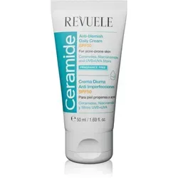Revuele Ceramide Anti-Blemish Daily Cream Schützende Tagescreme für problematische Haut, Akne SPF 50 50 ml