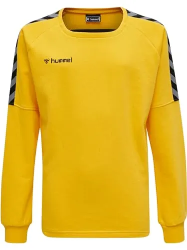 hummel Sweatshirt Hmlauthentic - Sweatshirt für Kinder, ideal für Training und Freizeit, aus hochwertigem Sweatstoff mit Rippbündchen für optimalen Komfort und stylischen hummel® Look.