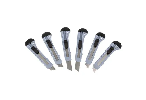 MASTERPROOF PROFESIONAL Cuttermesser Cuttermesser Set 6-tlg. Abbrechmesser 18mm, Paketmesser 60007