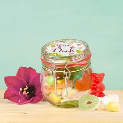Für Dich - Süßigkeitenglas zum verschenken, 320 g
