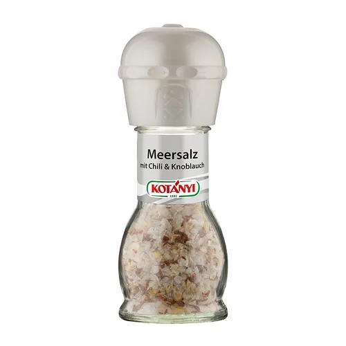 Kotanyi Meersalz mit Chili und Knoblauch grob und fein gemahlen 70g