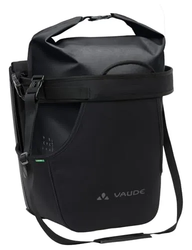 VAUDE Urban Cargo Fahrradkorb mit Radtasche in grün von VAUDE