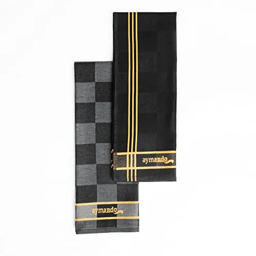 Geschirrtücher Schwarz von Aymando Home & More