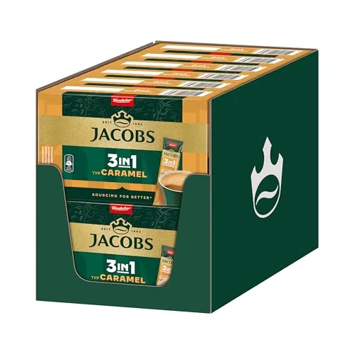 Jacobs 3in1 Caramel Instant Kaffee Sticks von Jacobs