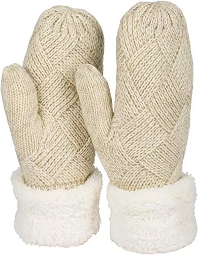 Handschuhe & Fausthandschuhe Beige von styleBREAKER
