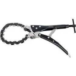 BGS Auspuff-Kettentrenner 250 mm - Schneidwerkzeug zum Trennen von Auspuffrohren bis Ø 85 mm, mit praktischer Flügelschraube zur Nachjustierung während des Schneidvorgangs.