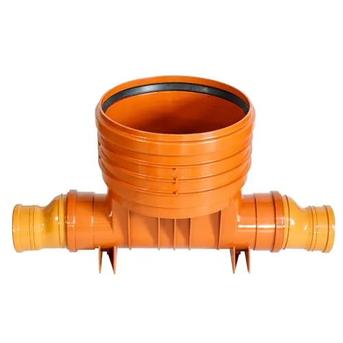 ScarMaxx - KG Schachtboden - Abwasserschacht - Kontrollschacht DN 400 - Gerade mit Dichtring - 92cm x 43,5cm x 50cm - 2x DN125-2 x Reduzierung 160/125