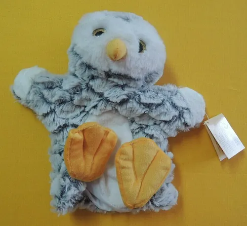 Handpuppen Eulen Plüsch Kinder Kuscheltier Tiere Plüschtier Rollenspiele (2) 1