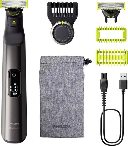 Philips QP6552/15 Oneblade Pro - Haarscherer für Gesicht und Körper, vielseitig und präzise für einen perfekten Schnitt
