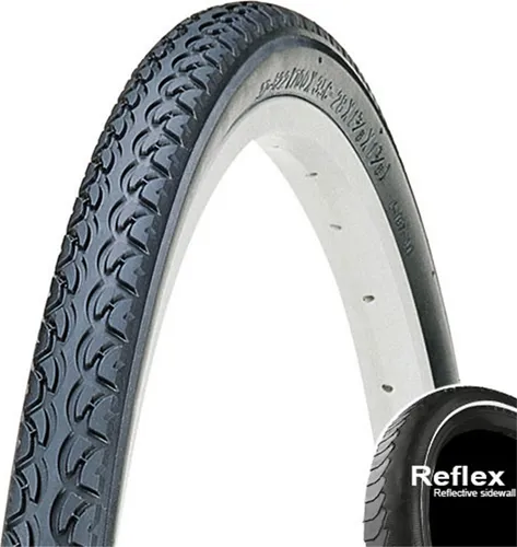 Kenda Fahrrad Reifen 47-622 EUROTREK K-197 Draht, Reflex schwarz - Lenkerbänder, ideal für sicheres Fahren dank reflektierender Eigenschaften und optimaler Pannensicherheit.