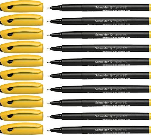 Schreibstifte, Kugelschreiber & Füller Gelb von Schneider