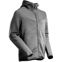 Microfleecejacke Fleecepullover, Kapuze, Reißverschluss 3XL