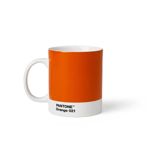 Pantone Porzellan-Becher Orange 021 in orange von Pantone
