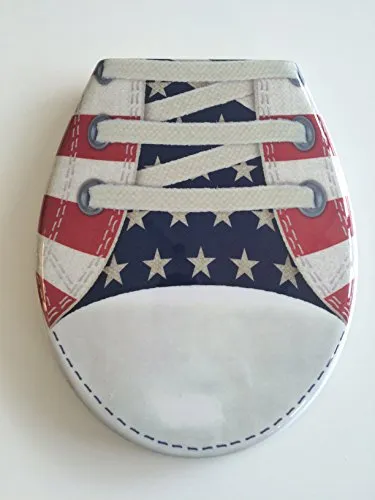 Duroplast WC Sitz Sneaker mit Absenkautomatik von ADOB