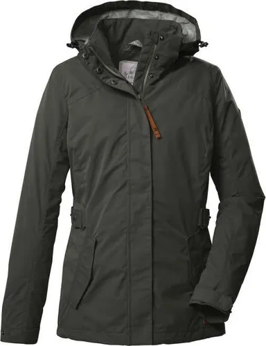 G.I.G.A. DX Damen Funktionsjacke mit abzippbarer Kapuze - Funktionsjacke für Damen, winddicht und wasserabweisend mit 8.000 mm Wassersäule, PFC-frei und umweltfreundlich, ideal für Outdoor-Aktivitäten.