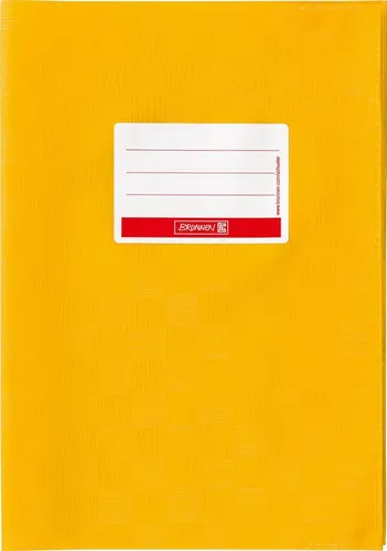 BRUNNEN Schulheft BRUNNEN Hefthülle A4 Goldgelb von BRUNNEN