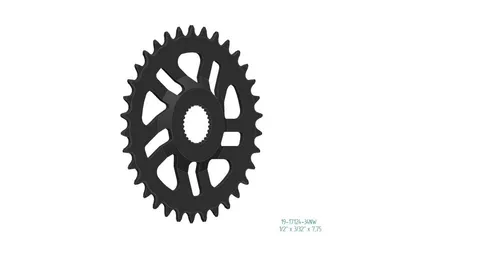 Esjot Kettenblatt 34Z - Boost Narrow-Wide Verzahnung - Kettenblatt für optimale Kraftübertragung, Farbe: Schwarz, leicht mit nur 0,248 kg, ideal für Mountainbikes.