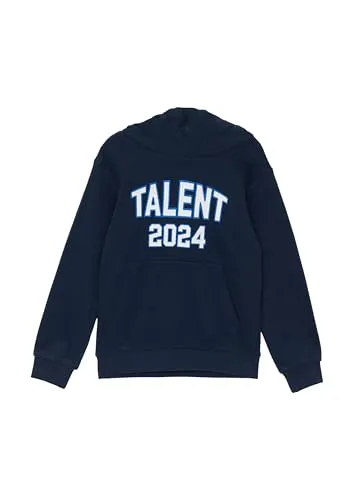 s.Oliver Kapuzensweatshirt mit Garment Dye und Frontprint