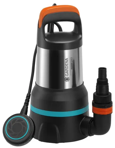 GARDENA 09048-61 Klar- und Schmutzwasser-Tauchpumpe 15000 - Wasserpumpen mit 15000 l/h Förderleistung, ideal zum schnellen Abpumpen von Klar- und Schmutzwasser in Garten und Haushalt.