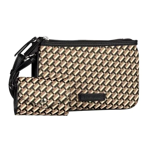 TOM TAILOR Umhängetasche Crossbody Bag (Set, 2-tlg) braun - Handtaschen-Set mit abnehmbaren, verstellbaren Schulterriemen für optimalen Tragekomfort und stilvolles Design in braun.