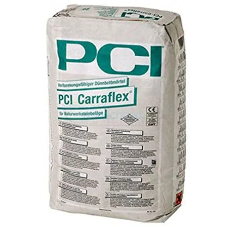 PCI Carraflex 25 kg - Flexibler Baukleber - Baukalk für vielseitige Anwendungen, bietet hohe Flexibilität und Haftung für sichere Verbindungen.
