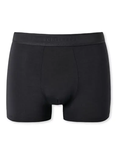 Schiesser Herren Shorts-Premium Modal Boxershorts, schwarz - Herren-Boxershorts aus der Premium Cotton Serie, hoher Komfort durch flache Seitennähte und Webbund mit Bonding-Technologie, absorbiert und neutralisiert Körpergerüche.