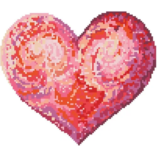 Diamond Dotz Diamond Painting Heartfelt - Kreatives Bastelset - Sonstige Kreativspielzeuge - Komplettes Set mit hochwertigen, bunten Steinchen für ein glitzerndes Kunstwerk, ideal für kreative Stunden für Kinder und Erwachsene.