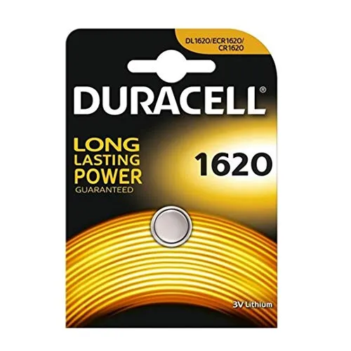 Duracell Batterie Elektronik 1620 Lithiumknopfzelle (CR1620) 3,0V 1St