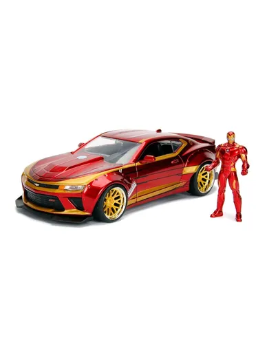 Marvel Avengers Iron Man Chevrolet Camaro 1:32 Auto Jada - Autos, LKW & Busse - Detailgetreues Modell im Maßstab 1:32, ideal für Sammler und Fans von Iron Man, neu und originalverpackt.