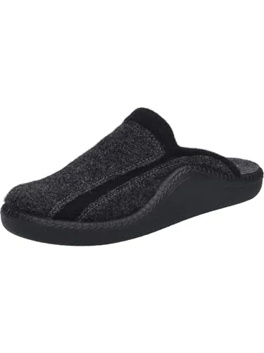 Josef Seibel Herren Pantoffeln Monaco H 12 - Wanderschuhe für Herren, kuschelig warm und ideal für Herbst und Winter, perfekt für kräftigere Füße (Weite H) mit extrem flexibler und strapazierfähiger Sohle.