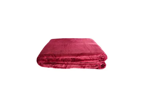 Kuschelige Flanell-Decke 220x240 cm Bordeaux - Erleben Sie wohlige Wärme mit dieser hochwertigen Flanell-Decke. Ideal für gemütliche Abende auf dem Sofa oder als zusätzliche Schicht im Bett. Pflegeleicht und maschinenwaschbar für maximalen Komfort.