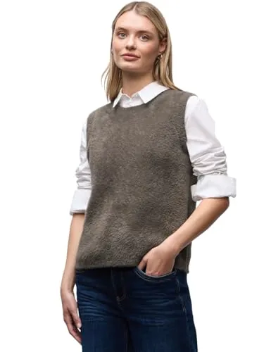 STREET ONE Damen Pullunder in nomad braun von Street One