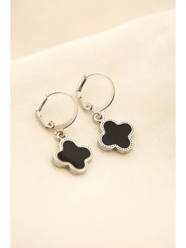 Heliophilia Ohrringe, schwarz/Silber-, Damen