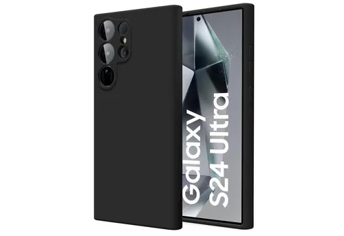 CoolGadget Handyhülle Silikon Colour Series Slim Case für Samsung Galaxy S24 Ultra 6,8 Zoll, Hülle weich Handy Cover für Samsung S24 Ultra 5G Schutzhülle