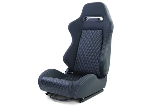 Tenzo-R Gaming Chair Sportsitz Spielekonsole Sim Racing Schwarz mit Rautenmuster