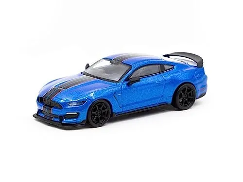 Tarmac Works Ford Mustang Shelby GT350R blau metallic 1:64