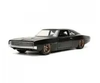 Jadatoys 253203075 - 1/24 Fast & Furious 1968 Dodge Charger - Fertigmodell aus der Fast & Furious Reihe, detailgetreu und ideal für Sammler und Fans von klassischen Autos.