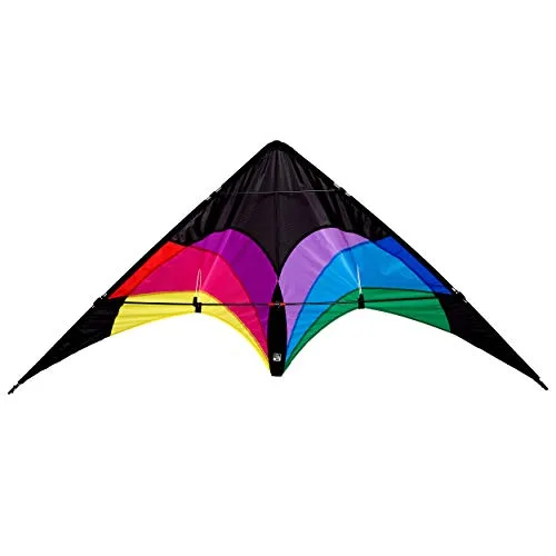 Wolkenstürmer Kite Lenkdrachen Flip (Regenbogen) - 1-tlg - Surfen & Kitesurfen, leichter und bunter Lenkdrachen mit nur 415 g für ein unvergessliches Flugvergnügen.