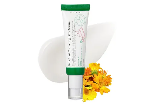 AXIS-Y Anti-Falten-Serum Dark Spot Correcting Glow Serum 5 % Niacinamide Hyperpigmentierung, 1-tlg., Aufhellung, Dunkle Flecken, Falten, Flüssigkeitszufuhr