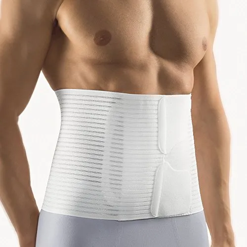 Bort Narbenbruch-Bandage 26 cm Größe 2 - Weiß - Medizinische Verbrauchsmaterialien für Taille & Bauch, bietet gezielte Unterstützung und Linderung bei Narbenbrüchen.